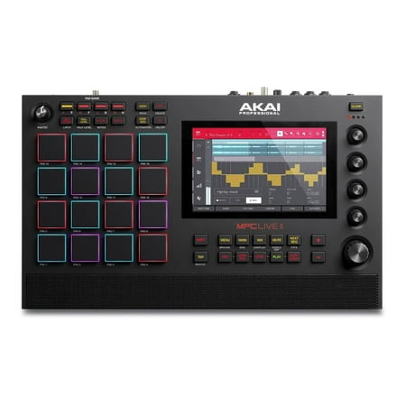Akai Professional MPC Live II Standalone Music Production Center with Built-In Monitors and CV/Gate I/O