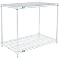 thumbnail image 2 of Nexel 2 Shelf Chrome ESD Wire Shelving Unit Starter 42""W x 21""D x 34""H, 2 of 3