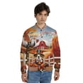 thumbnail image 4 of Thanksgiving Bulldog Pilgrim Grateful, Thankful, Blessed Fall Welcome All Over Print 3D Baseball Jacket Dog Lover Gifts Idea Bomber Jacket Softball - 00021, 4 of 6