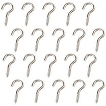 LABSERRON 100Pcs Screw Eyes Hooks for Hanging Lights DIY Enthusiasts