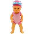 thumbnail image 3 of Juguetes de agua para niños puedo nadar mamá puedo nadar muñecas niños y niñas niños y niños pequeños juguetes de baño regalos Vhermosa Vinilo Rosa 33 * 14 * 9 CM WL-00840, 3 of 4