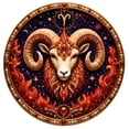 thumbnail image 2 of 12 Zodiac Signs Pearl Art Kit, Full Accessory Pearl Art Set with Rhinestone Tools, Sparkling Constellation Wall Art for Bedroom Living Room (Aries), 2 of 7