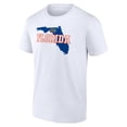 thumbnail image 2 of Men's White Florida Gators Home State T-Shirt, 2 of 3