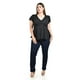 thumbnail image 5 of Blusa manga con detalle Roman Fashion /Tallas Extras, 12351 (Negro) negro 38, 5 of 6