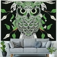 thumbnail image 4 of Orinice Owl Green White Pattern Tapestry Wall Hanging Unique Style Graphic Tapestries for Home Wall Decor Art Living Room Bedroom Apartment Farmhouse Dorm 60x50inch, 4 of 6