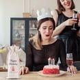 thumbnail image 5 of Funny Birthday Gifts Wine Bag - Happy Birthday Wine Bottle Gift Bags with Drawstring, 18th 21st 30th 40th 50th Birthday Present for Women Coworker Friends Family, 5 of 7