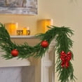 thumbnail image 2 of Upgraded Christmas Norfolk Garland Fork Norfolk Natural Garland Artificial Garland For Christmas Table Fireplace Wall Home Decoration L, 2 of 9