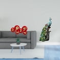 thumbnail image 2 of Abanicos plegables festivos,Decoraciones de abanicos de papel para el Año Nuevo Chino 2025,Figura de escritorio,Estatua de pavo real en estante,escritorio,decoración del hogar,Figuras, 2 of 8