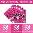 thumbnail image 3 of Girls Party Supplies Birthday Tableware - 96 Pcs Burn Book Lips Plates and Napkins Sets with Forks, So Fetch Women Movie Party Decorations, Bridal Shower Disposable Dinnerware, Serves 24, 3 of 7