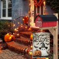 thumbnail image 3 of SM-XLHN Halloween House Flag 28x40 Inch Double Sided Outside, Jack-o''-lantern Ghost Welcome Yard Outdoor Flag, 3 of 6