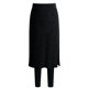 thumbnail image 2 of Pantalones tipo falda con leggings gruesos y afelpados para mujer: ropa informal cálida para el invierno, tallas L-XXXXL con detalles de cintura/cadera/longitud; lavables a mano y a máquina, 2 of 5