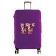 thumbnail image 1 of Travel Luggage Cover Baggage Suitcase Protector Washable Reusable Dustproof Scratch-proof Suitcase Cover Butterfly Print Pattern 8butterfly letter W L, 1 of 6