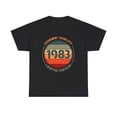 thumbnail image 2 of Vintage 1983 T Shirts for Women Retro Funny 1983 Birthday Womens Shirt Plus Size, 2 of 7
