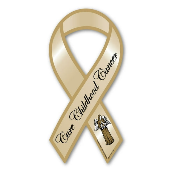 Cure Childhood Cancer Ribbon Magnet