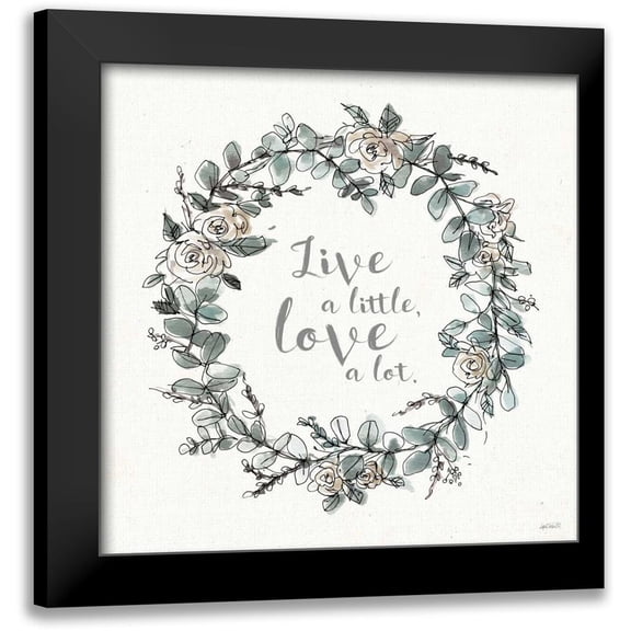 Tavoletti, Anne 12x12 Black Modern Framed Museum Art Print Titled - Modern Farmhouse VI Live