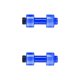 thumbnail image 1 of Eigraketly Fitness Dumbbells Weight Strong Water Drinks 550ml  Bottle Azul 550ML 2piezas, 1 of 1