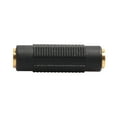 thumbnail image 6 of 3.5mm Stereo Jack to 3.5mm Stereo Jack Female to Female Adapter Connector Gold Plated (1 Pack), 6 of 9