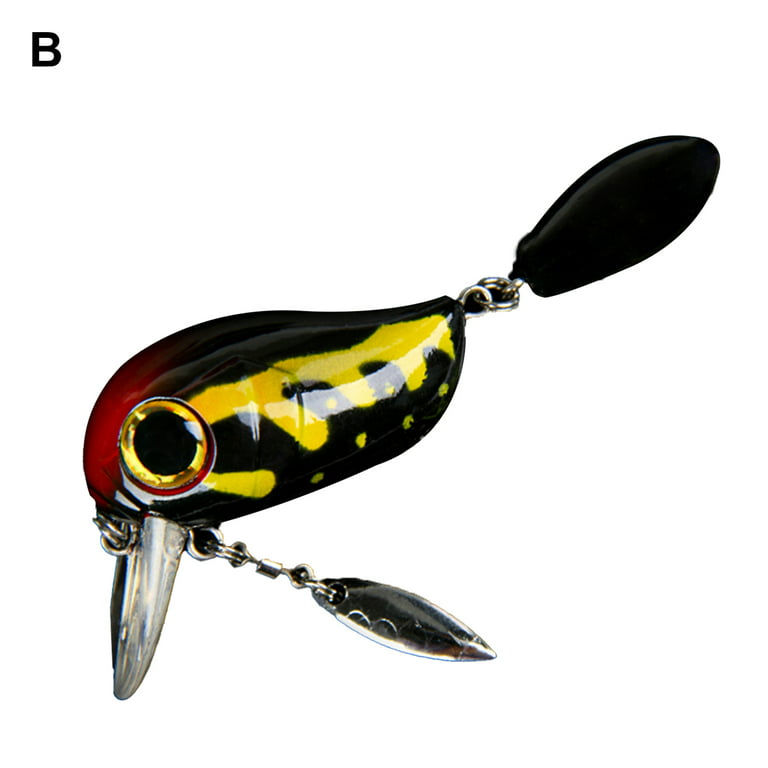 UDIYO 40mm/8g Plastic Floating Fishing Lure Simulated Feather Good  Toughness Hard Bait for Angling 