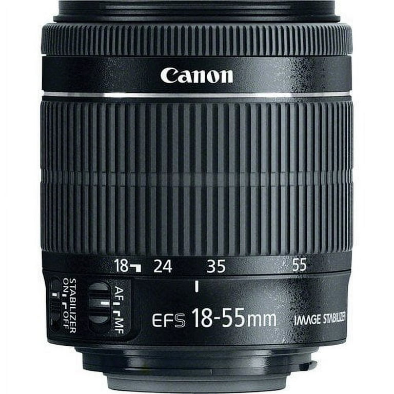 Canon EF-S 18-55mm f/3.5-5.6 is STM Lens - Walmart.com