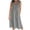 Gray, variant on Women's Summer Casual Sleeveless Crew Neck A-Line Maxi Dress with Pockets Fashion Beach Vacation Tank Dresses