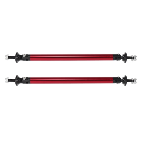 2pcs 150mm 5.91" Car Splitter Support Rods Adjustable Front Rear Bumper Lip Splitter Strut Rod Tie Support Bars Red