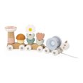 thumbnail image 3 of Janod Sweet Cocoon Pull-Along Snail Train Wooden Toy Set, 3 of 6
