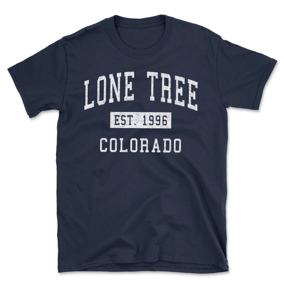 Lone Tree Colorado Classic Established Men's Cotton T-Shirt
