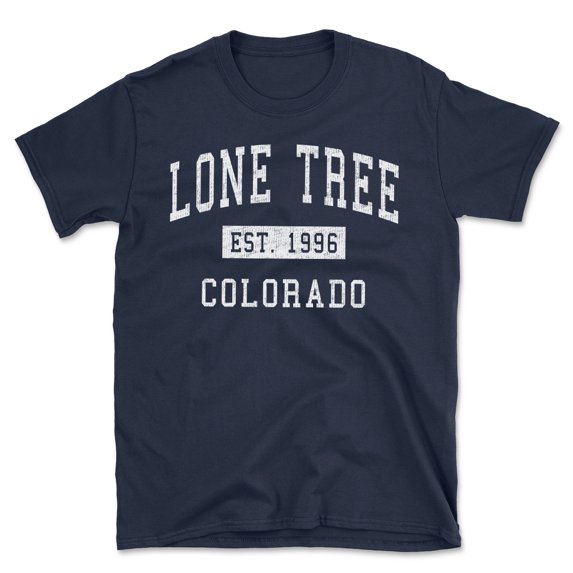 Lone Tree Colorado Classic Established Men's Cotton T-Shirt