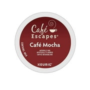 (2 pack) Cafe Escapes Cafe Mocha K-Cup Pods, 48 Count for Keurig Brewers (2 Boxes of 24 K-Cups)