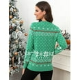 thumbnail image 4 of GymChoice Ugly Christmas Sweater for Women Funny Holiday Sweaters Tacky Christmas Sweaters, 4 of 6