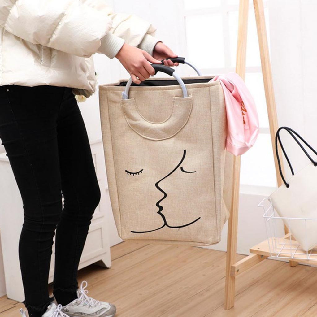 Nice Waterproof Laundry Clothes Basket Storage Basket Folding Storage