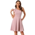 thumbnail image 1 of Disfraz de Navidad Allegra K Vestido de Fiesta Cóctel Rosa XL, 1 of 6