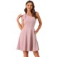 thumbnail image 1 of Disfraz de Navidad Allegra K Vestido de Fiesta Cóctel Rosa XL, 1 of 6