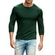 thumbnail image 1 of Camiseta básica informal de manga larga con degradado de color para hombre - Diseño ligero en el dobladillo, poliéster-spandex, tallas S-XXXL, 1 of 4