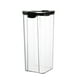 thumbnail image 1 of Fiudx Recipiente Hermético para Almacenar Alimentos, Diseño de Plástico Transparente, Apilable y Compacto, para Conservar Alimentos Secos, Organización de La Cocina, Juego de 460 Ml a 1800 Ml, Opción, 1 of 2