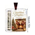 thumbnail image 6 of Christmas Cash Gift Holder Ornament - Clear Christmas Money Holder for Cash Gift - Xmas Tree Hanging Ornaments or Decoration (A), 6 of 6