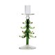thumbnail image 2 of Portavelas de cristal para decoración de coronas de árbol de Navidad | Soporte para velas transparente para decoración navideña del hogar | Adorno para chimenea de mesa de cena romántica, 2 of 7