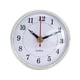 thumbnail image 1 of Movimiento de reloj clásico de reloj de con número arábigo de 3,15" (76 mm) con adorno plateado para decoración para hogar Macarena inserto de reloj, 1 of 8