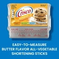 Crisco Butter Flavor AllVegetable Shortening Sticks, 20 oz