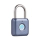 thumbnail image 1 of Candado Mini Candado de Huella Dactilar Cerrado de Huella Dactilar Recargable USB 20 Huellas Dactilares Candados de Seguridad Antirrobo A Prueba de Salpicaduras IPX2 PARERTA Puerta, 1 of 7