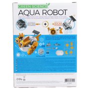 4M: Green Science: Aqua Robot - DIY Water Swimming Fish Toy Robot, Solar & Battery Hybrid Power, STEM Building Craft & Activity Set, Kids Ages 5+