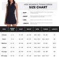 thumbnail image 3 of HDE Women's Tennis Dress Zip Golf Dresses w/ Separate Shorts Argyle / Sporty Blue - XXL, 3 of 6