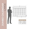 thumbnail image 5 of Officeaid Grand Calendrier Mural Effaçable à Sec Laminé (grand (36 Pouces * 48 Pouces)), 5 of 5