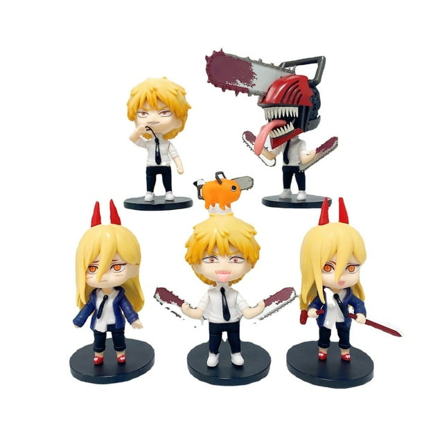 Figura de la colección de juguetes modelo Chainsaws Mans Anime x5 x 11 cm