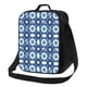 thumbnail image 1 of Disketp Vintage Blue Bolsa Térmica Estampada para Almuerzo, Lonchera para Hombres y Mujeres Adultos, 1 of 7