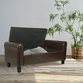 thumbnail image 3 of Fionafurn 51" Arm Ottoman with Storage,Large Storage Bench for Bedroom, Living Room, PU-Brown, 3 of 13