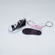 thumbnail image 4 of Mini llavero de zapatos de lona de 7,5 cm, llavero de zapatos de simulación colgante para bolso de coche, 4 of 5