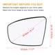 thumbnail image 3 of Espejo Retrovisor Izquierdo Unique Bargains Calefacción Vidrio con Respaldo 96366-1AH0A, 3 of 7