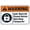 Warning Sign 2, variant on Gates Must Remain Closed & Locked at All Times Sign - 8"x12" Yard Metal Sign for Home Business, Gate Area, Security Zone, Property Safety