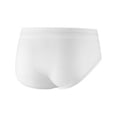 thumbnail image 3 of PROTECHDRY - Washable & Reusable Urinary Incontinence Cotton Brief Underwear for Men (approx 3,5" leg), Built In Absorbent Area (non removable), White, Medium, 3 of 7